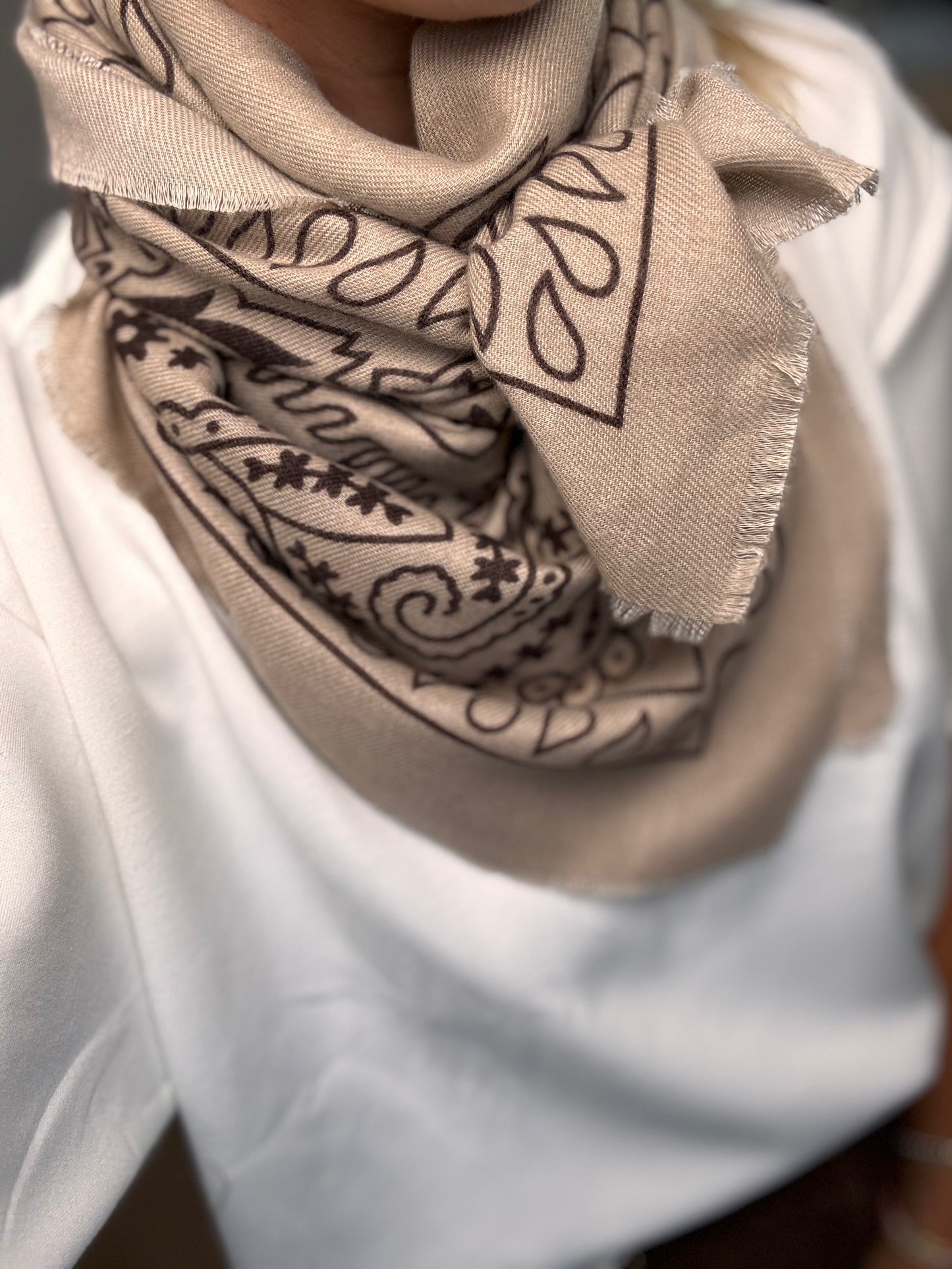 FOULARD BEIGE