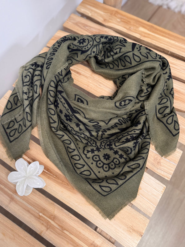 FOULARD KAKI