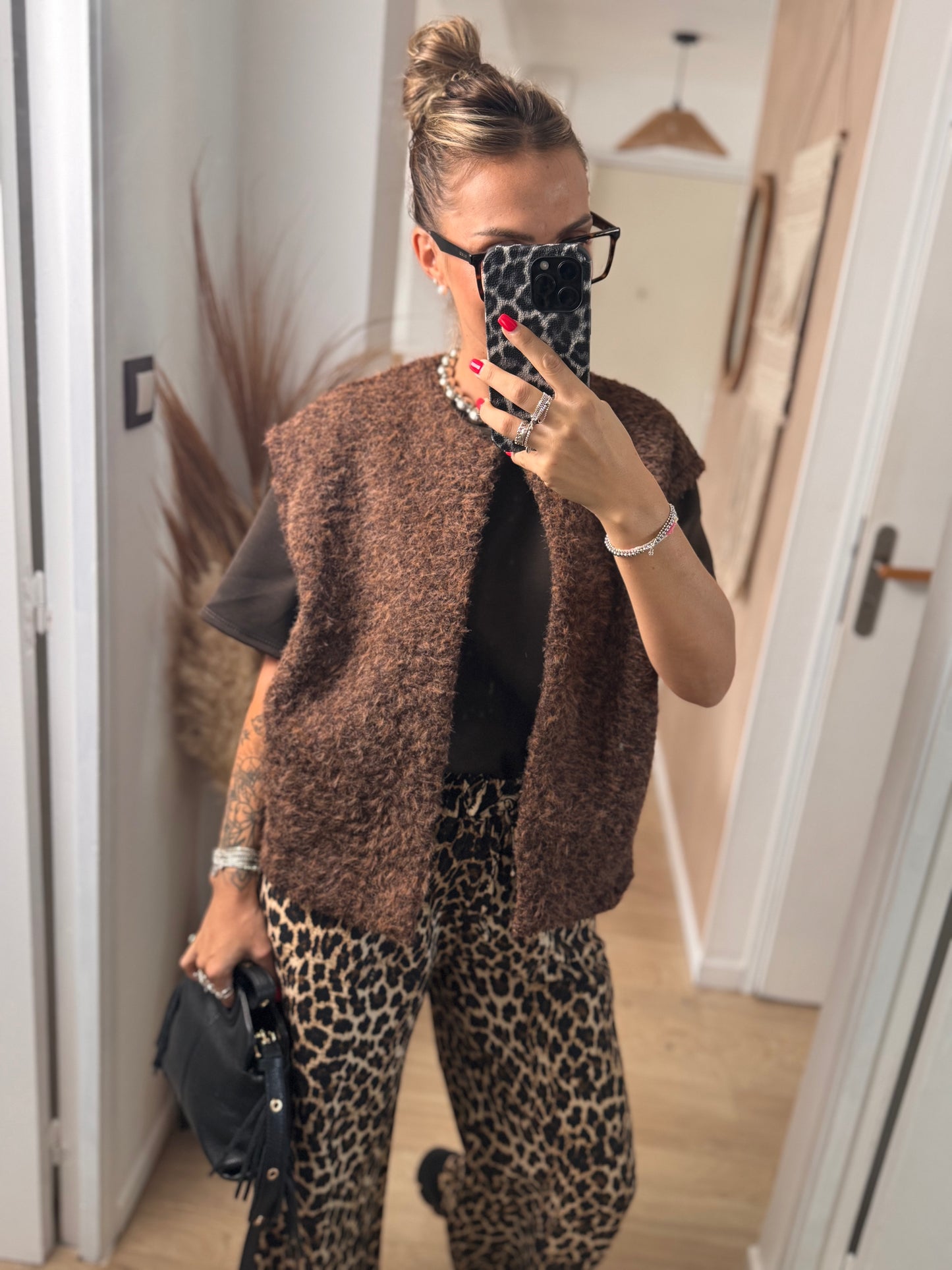 GILET MARIUS Chocolat