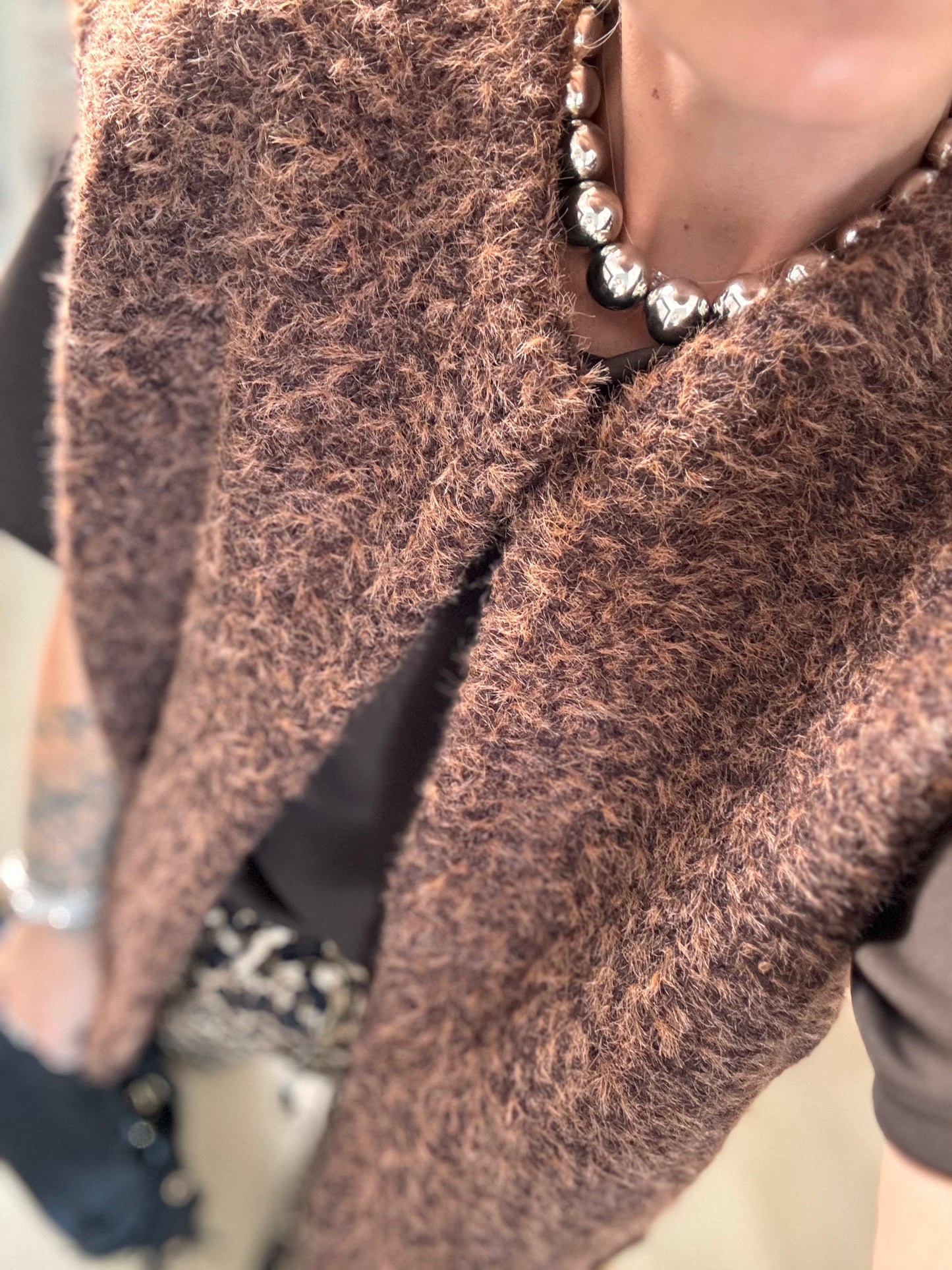 GILET MARIUS Chocolat