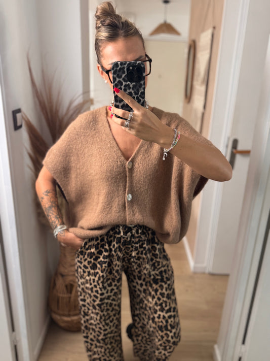 GILET GAUTHIER Camel