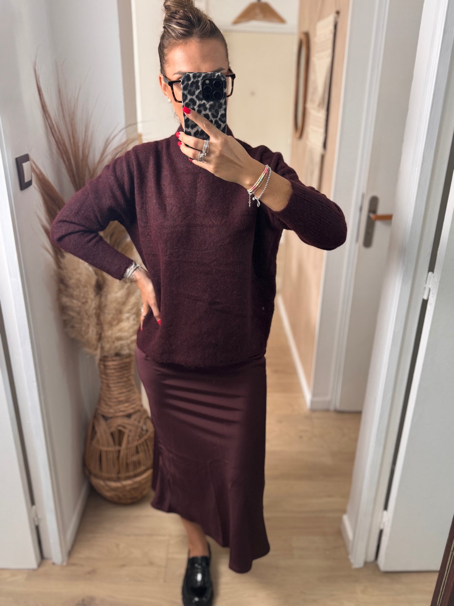 PULL BORDEAUX