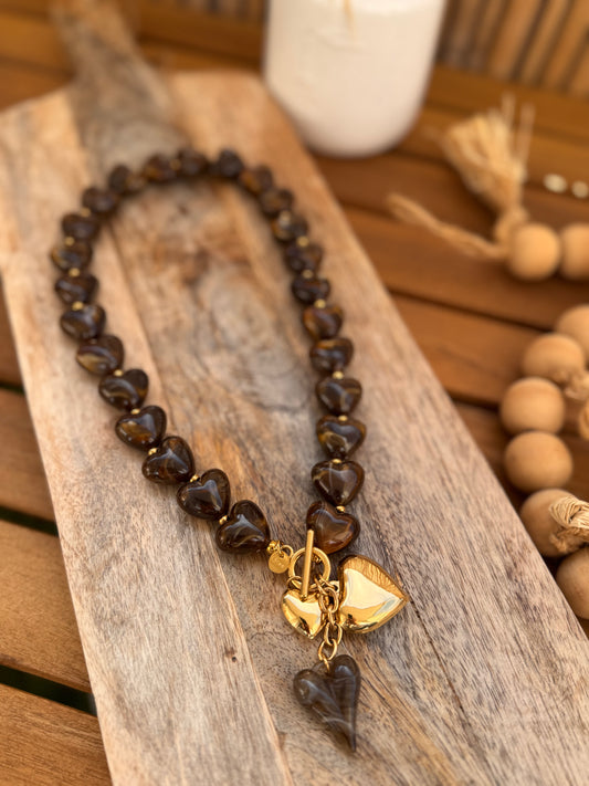 COLLIER THÉO CHOCO