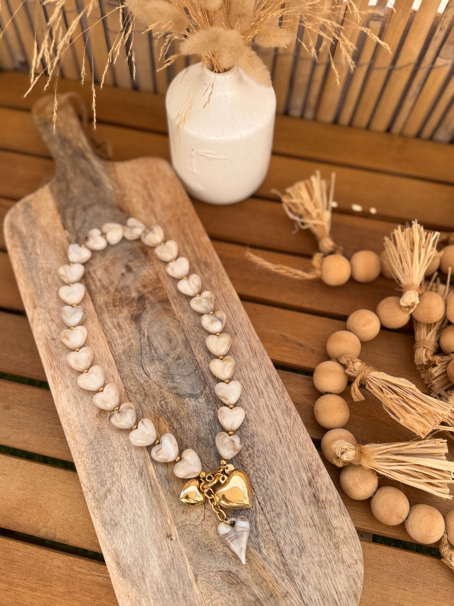 COLLIER THÉO BEIGE