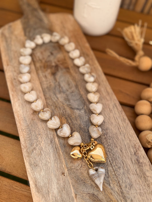 COLLIER THÉO BEIGE