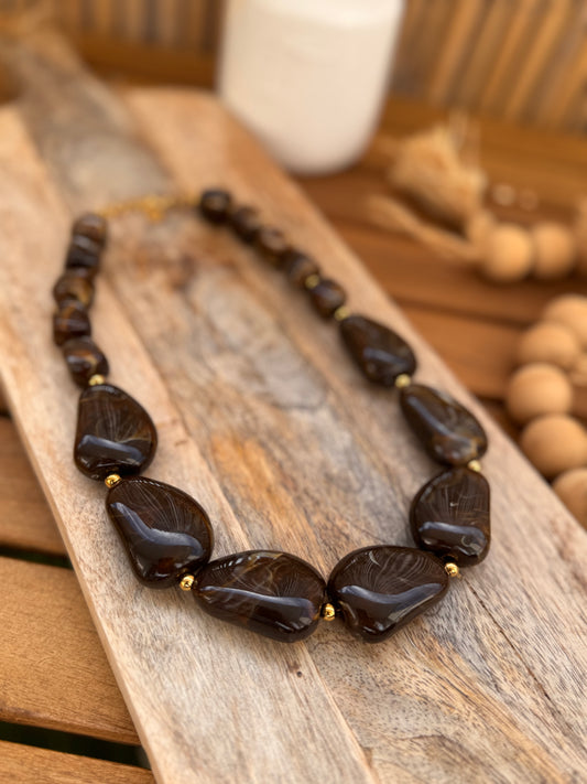 COLLIER NAÉ CHOCO