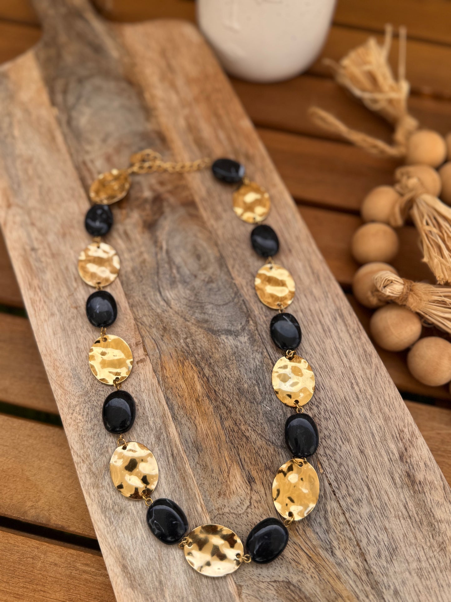 COLLIER MAEL NOIR