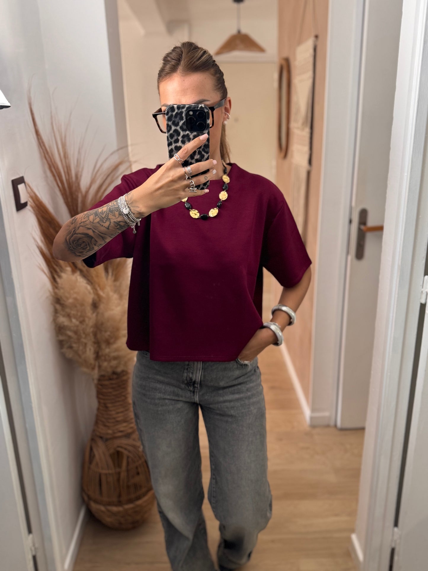 TSHIRT PARFAIT Bordeaux