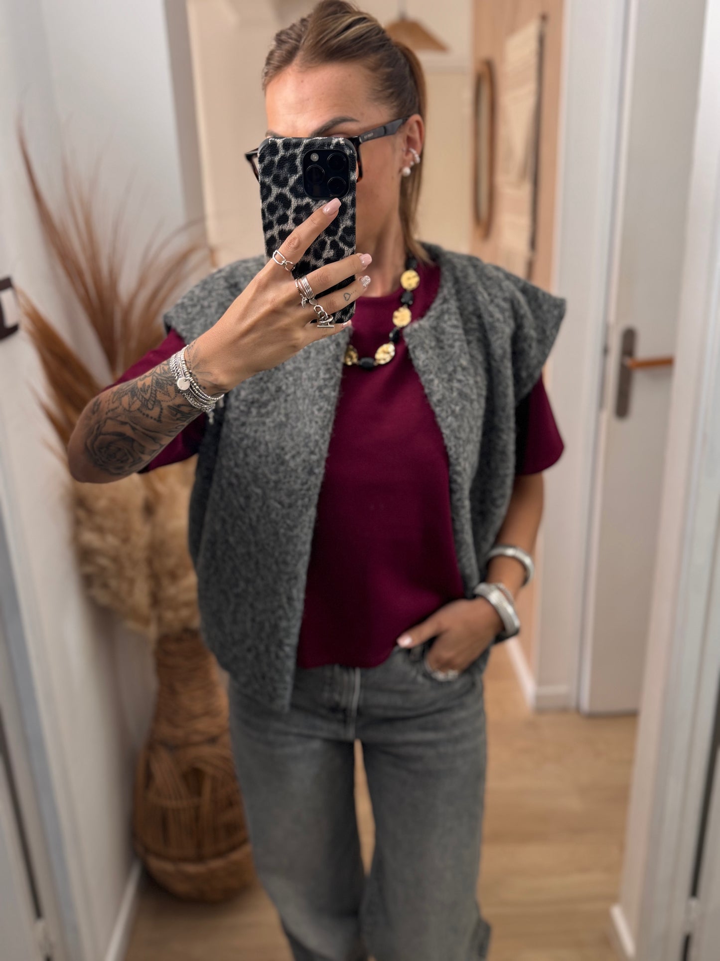TSHIRT PARFAIT Bordeaux