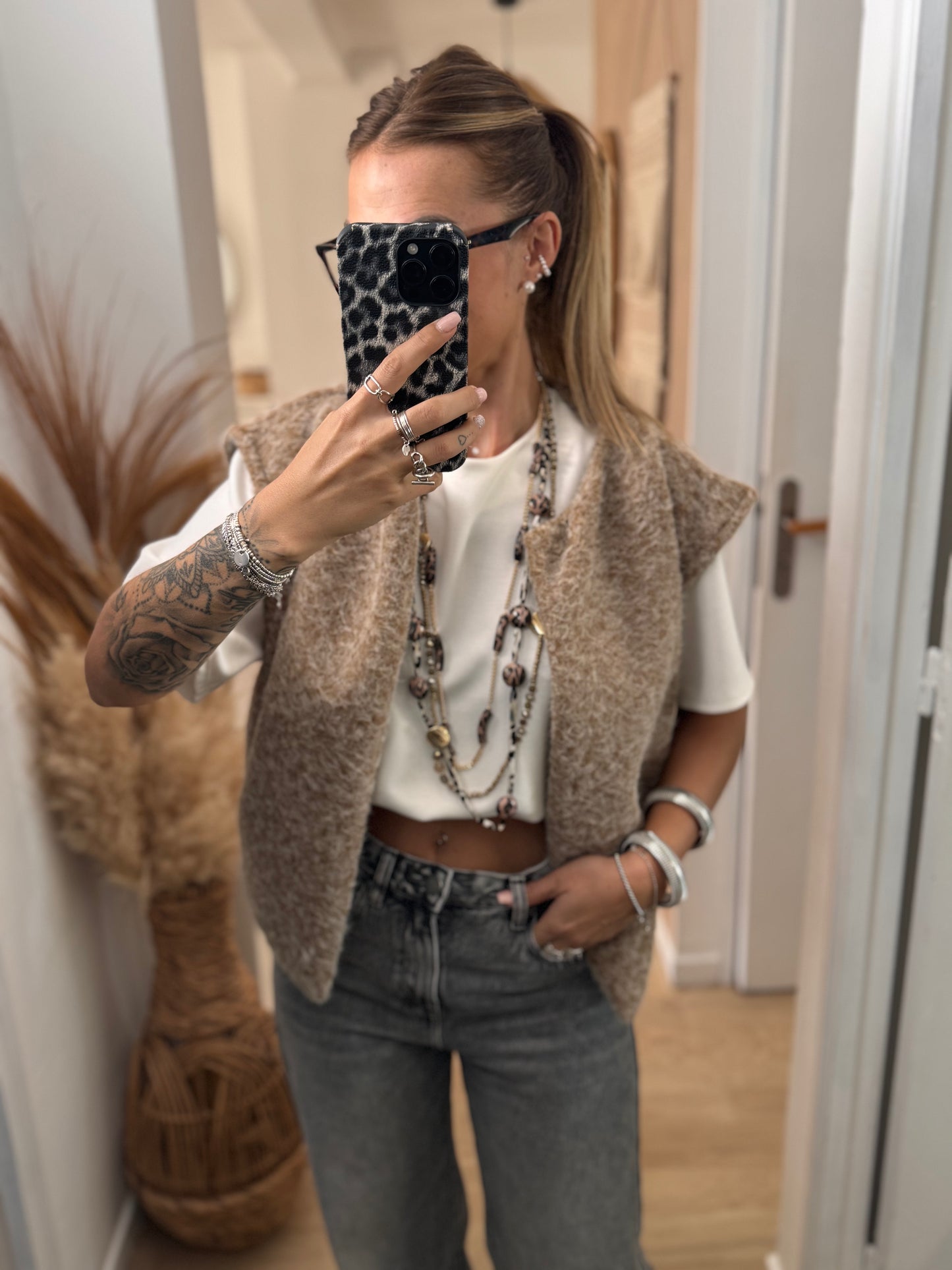 GILET MARIUS CAMEL