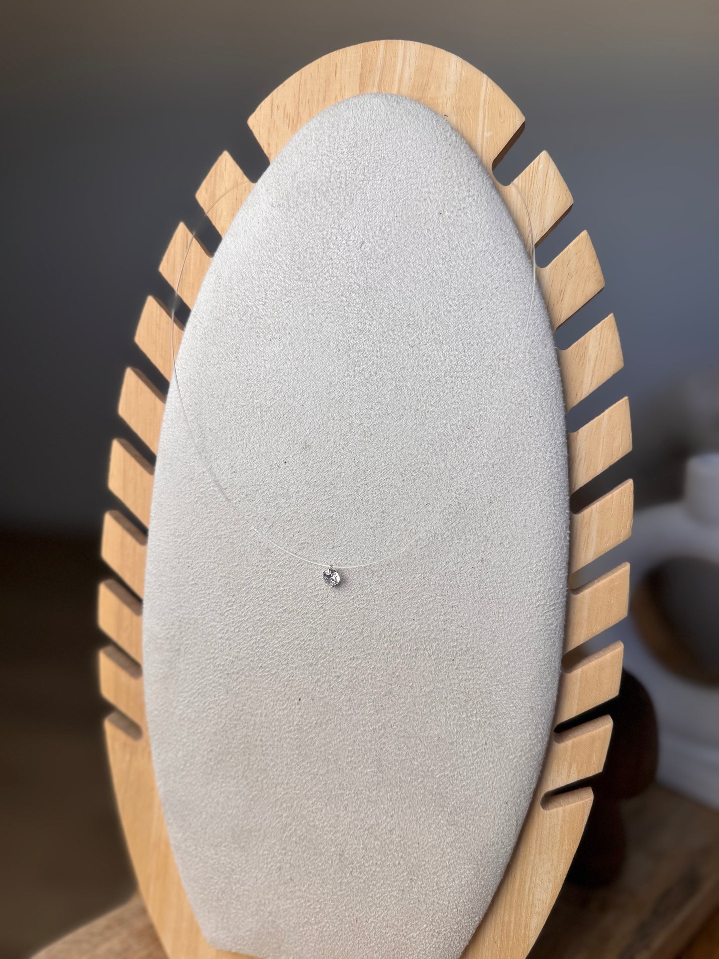 COLLIER STRASS SUR FIL