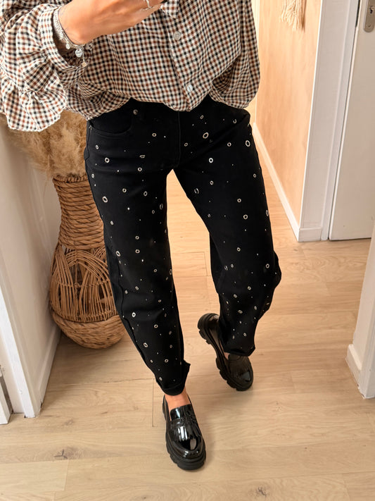 JEANS BALLOON NOIR