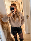 Pull I Héléna taupe