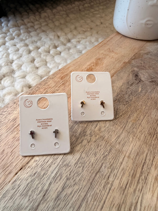 Boucles I Puces croix