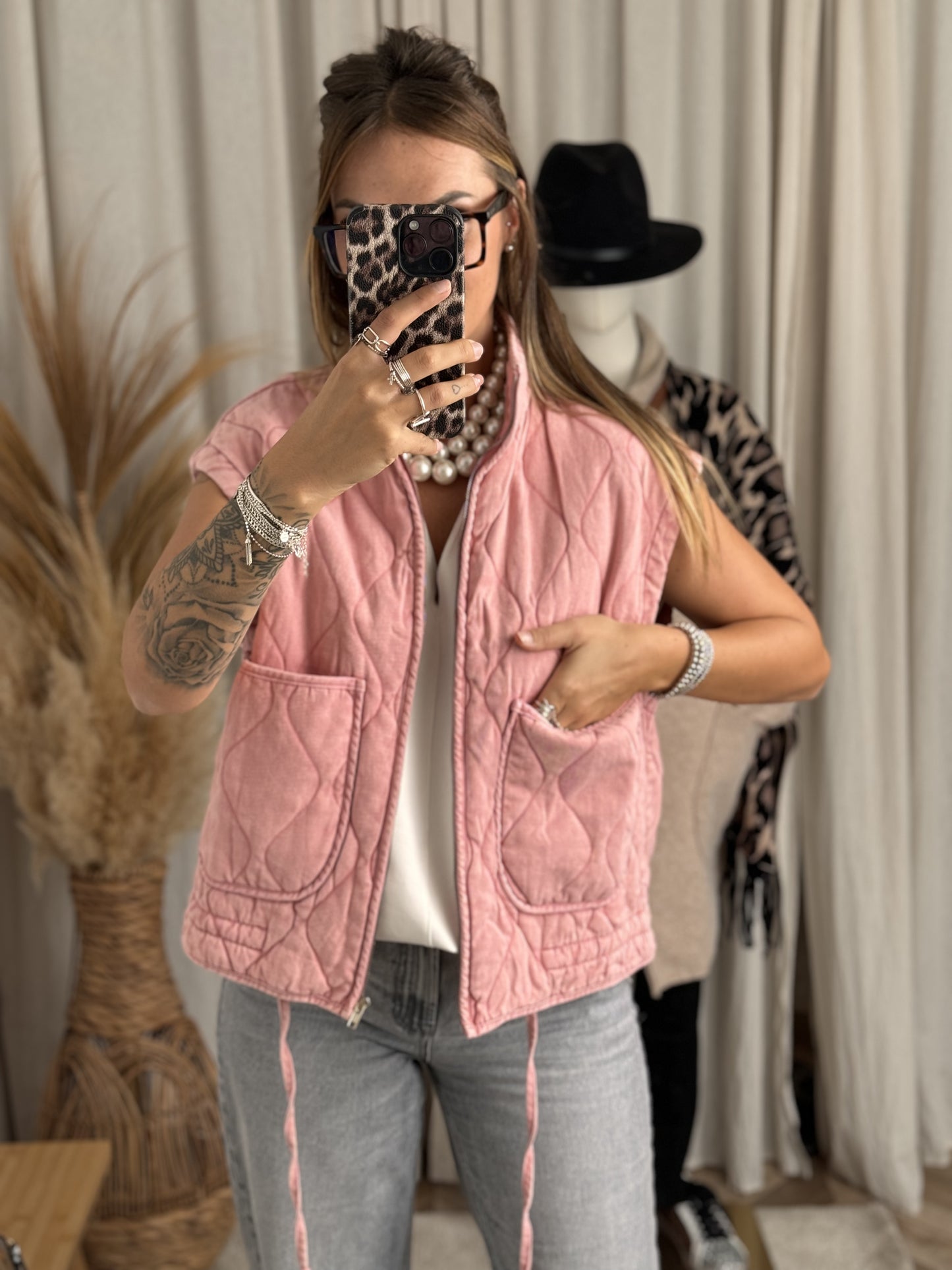 VESTE LUCIE ROSE (Pré-commande expédition le 01/10)