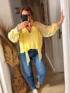 Blouse I Dentelle Jaune