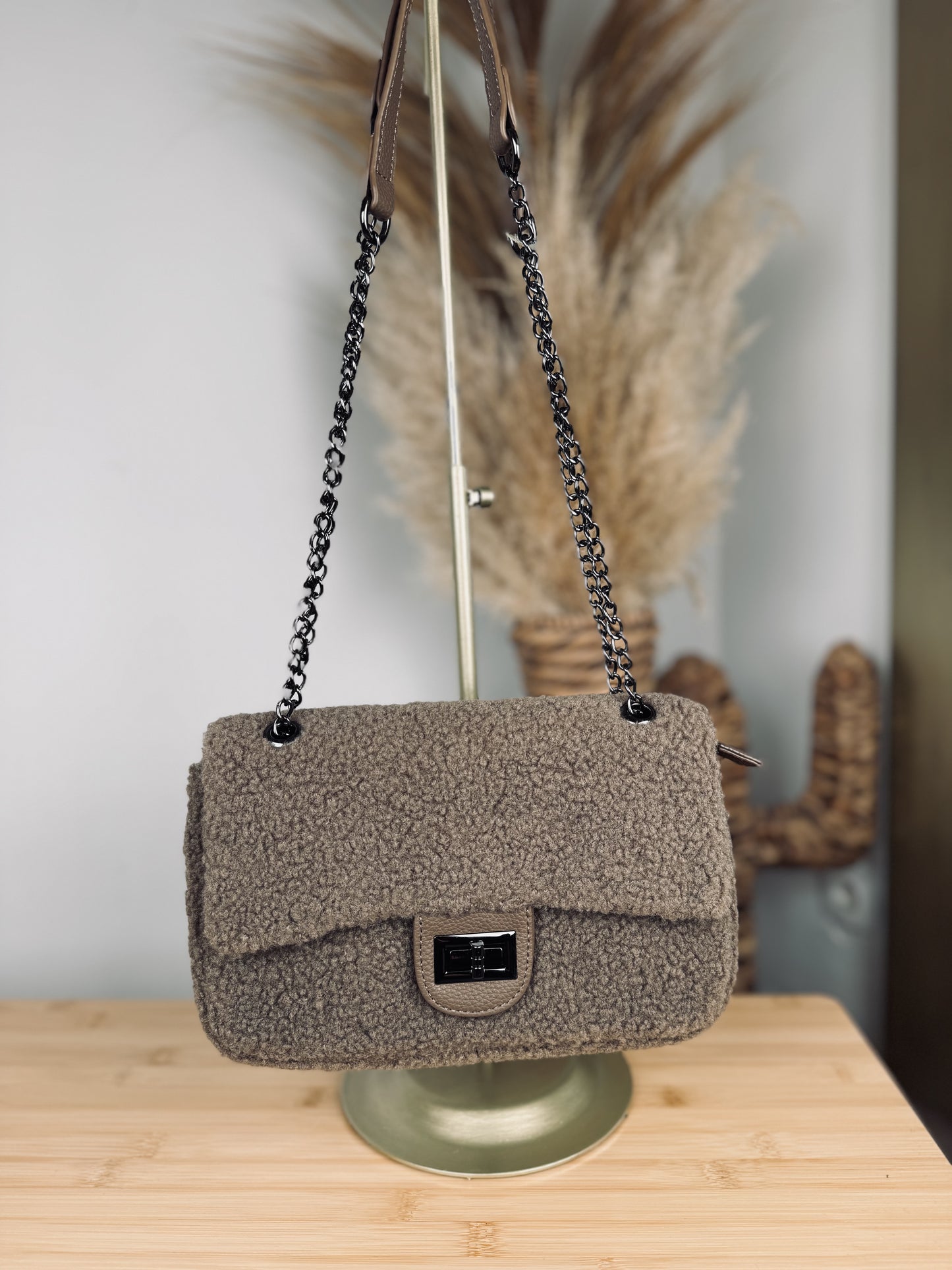 SAC TEDDY ALMA TAUPE