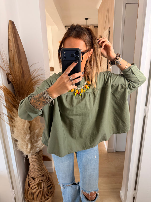 Blouse I Lola kaki