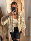 Gilet I crochet taupe