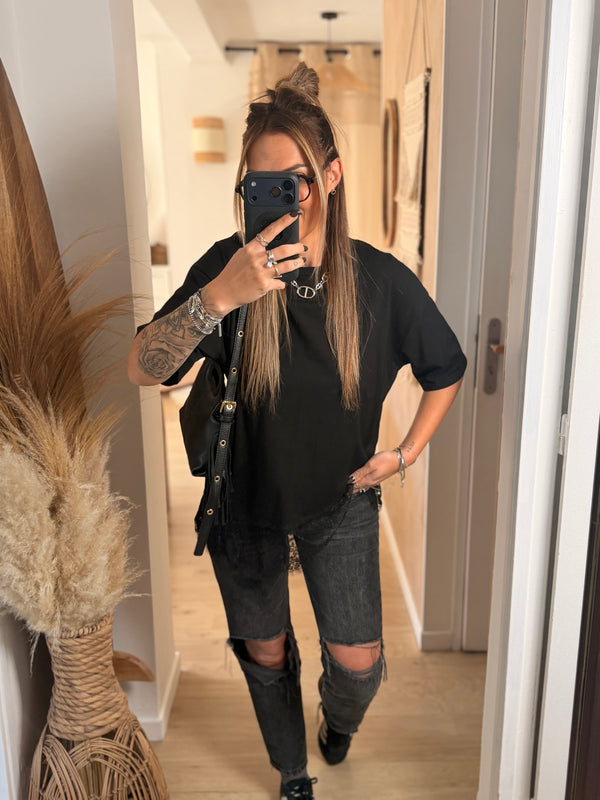 T-shirt I Dentelle noir