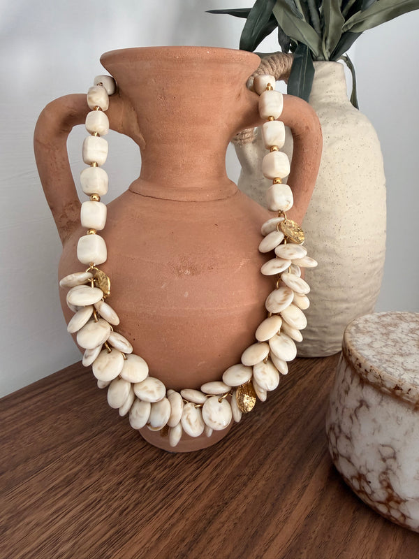 Collier I Maya beige