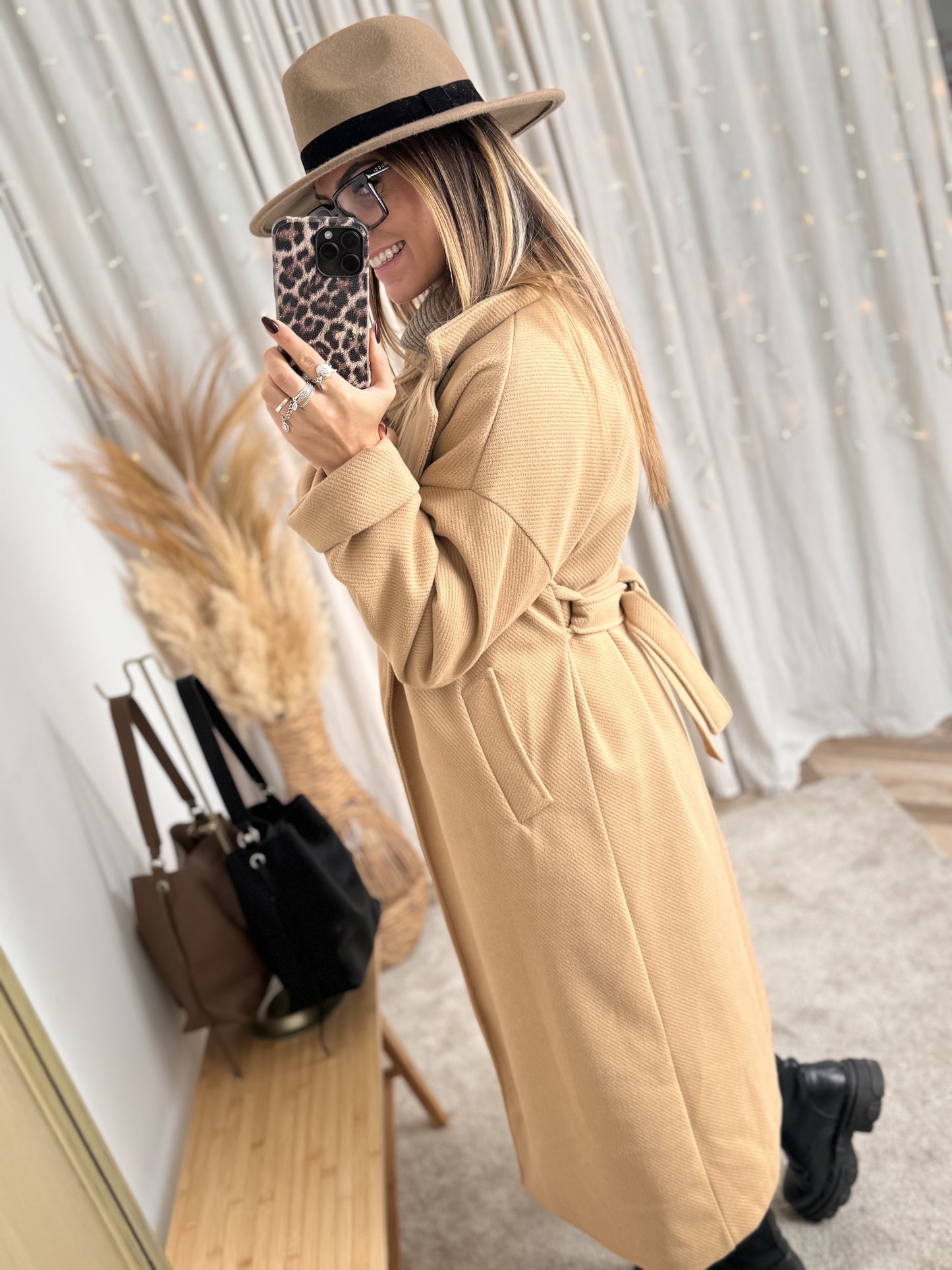 MANTEAU MATIAS CAMEL