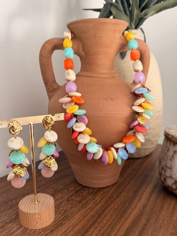 Collier I Maya pastel