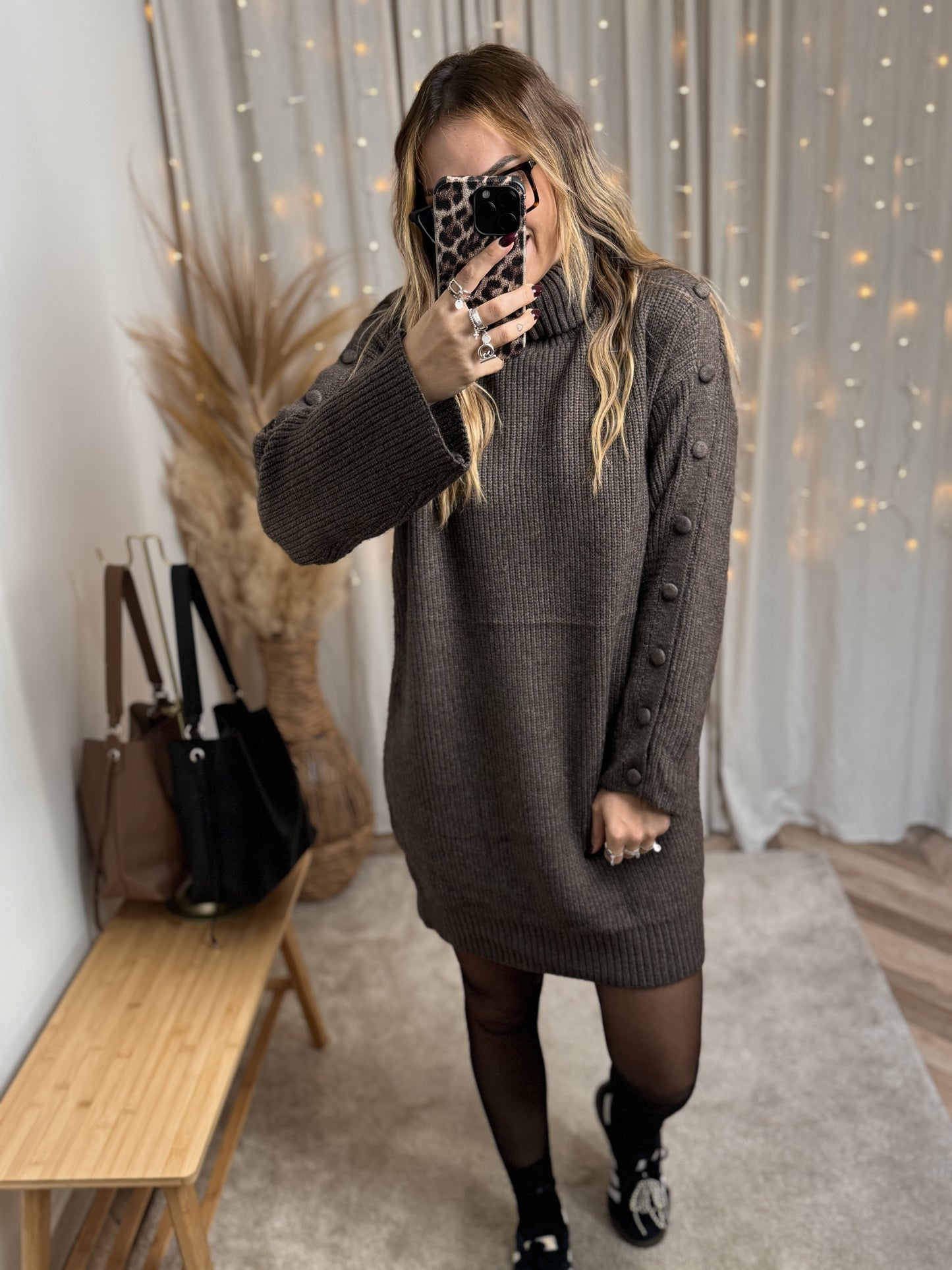 ROBE PULL MATHILDE CHOCOLAT