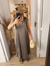 Robe I Solène taupe