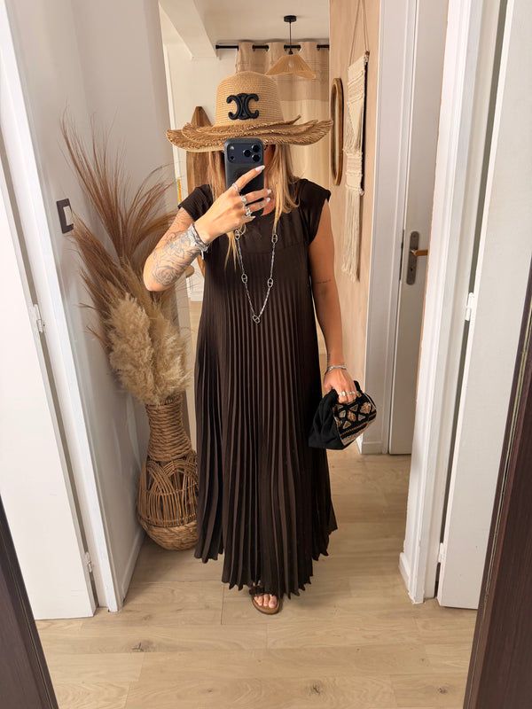Robe I Solène marron