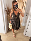 Robe courte I Flora choco