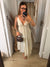 Robe longue I Flora beige