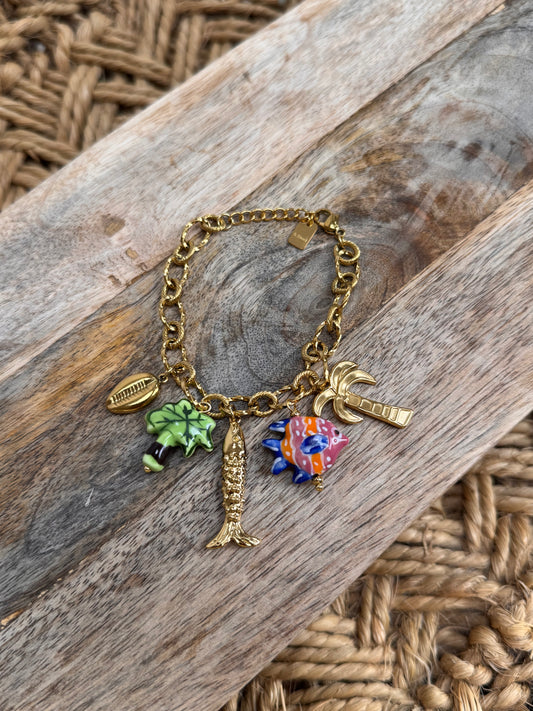 BRACELET CHARMS 🐠🌴🐚