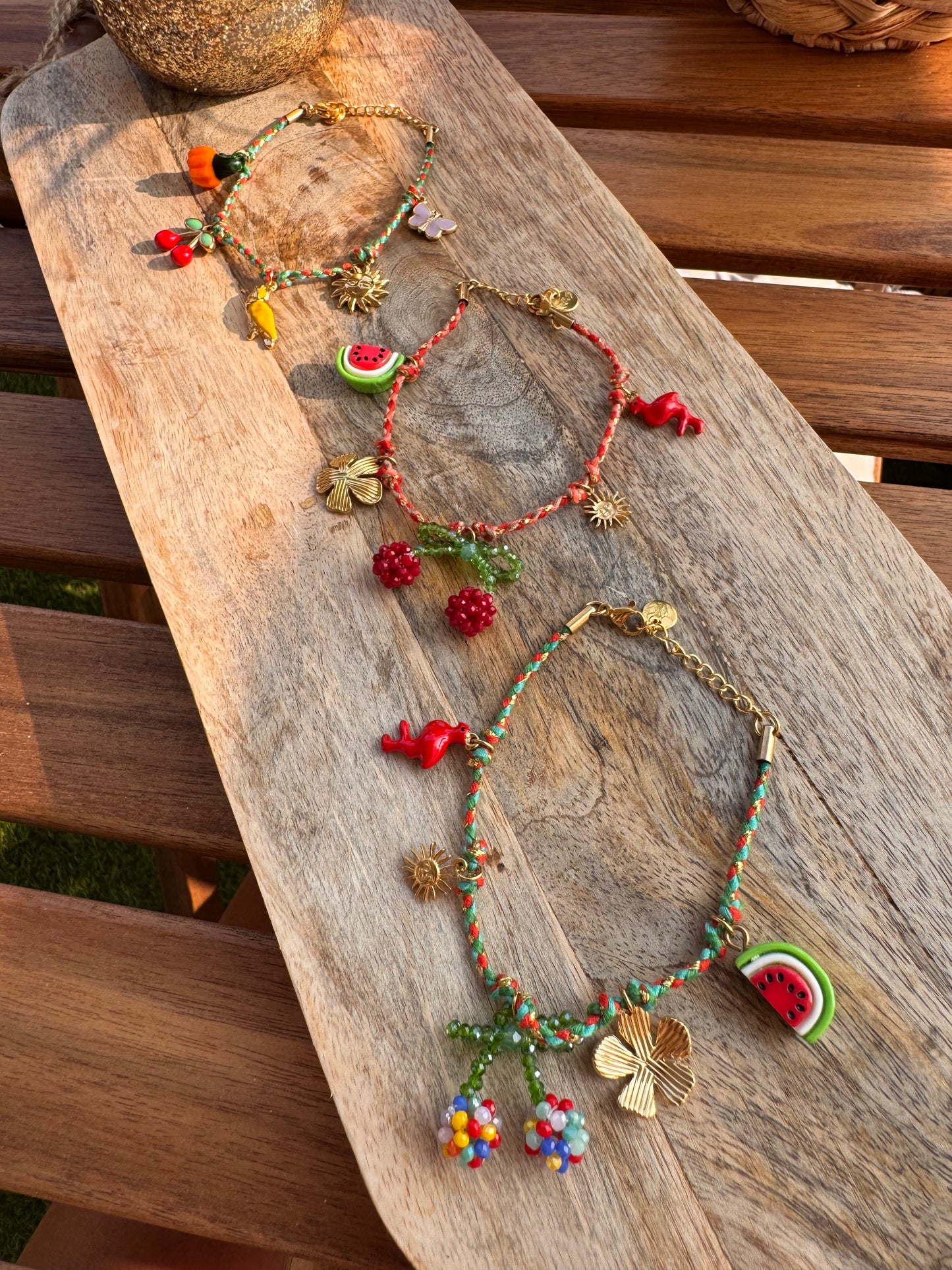 BRACELET CHARMS 🍉🍒