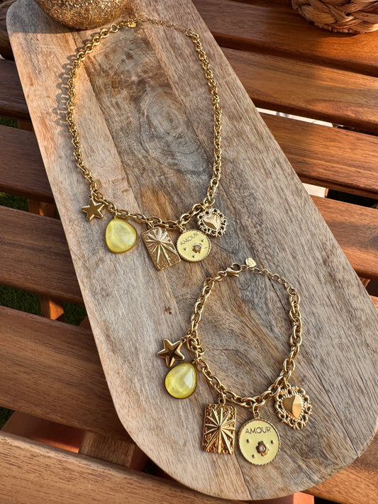 COLLIER AMOUR 💛
