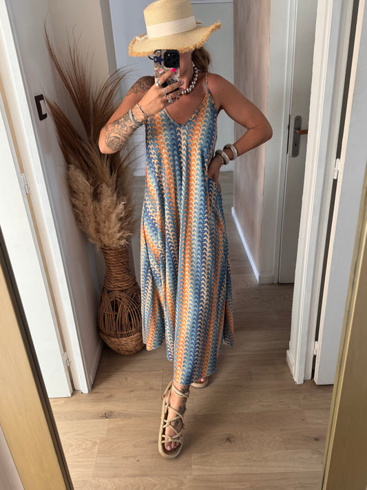 ROBE SUZY BLEU