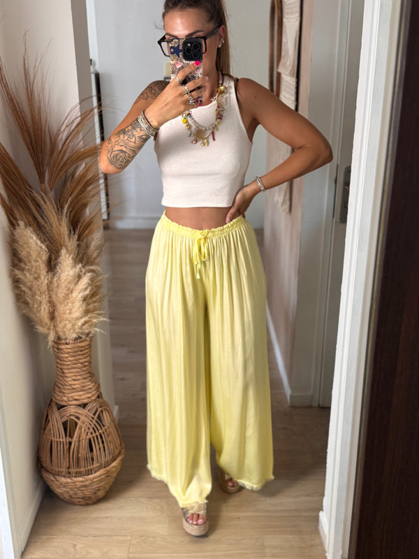 PANTALON LISA JAUNE