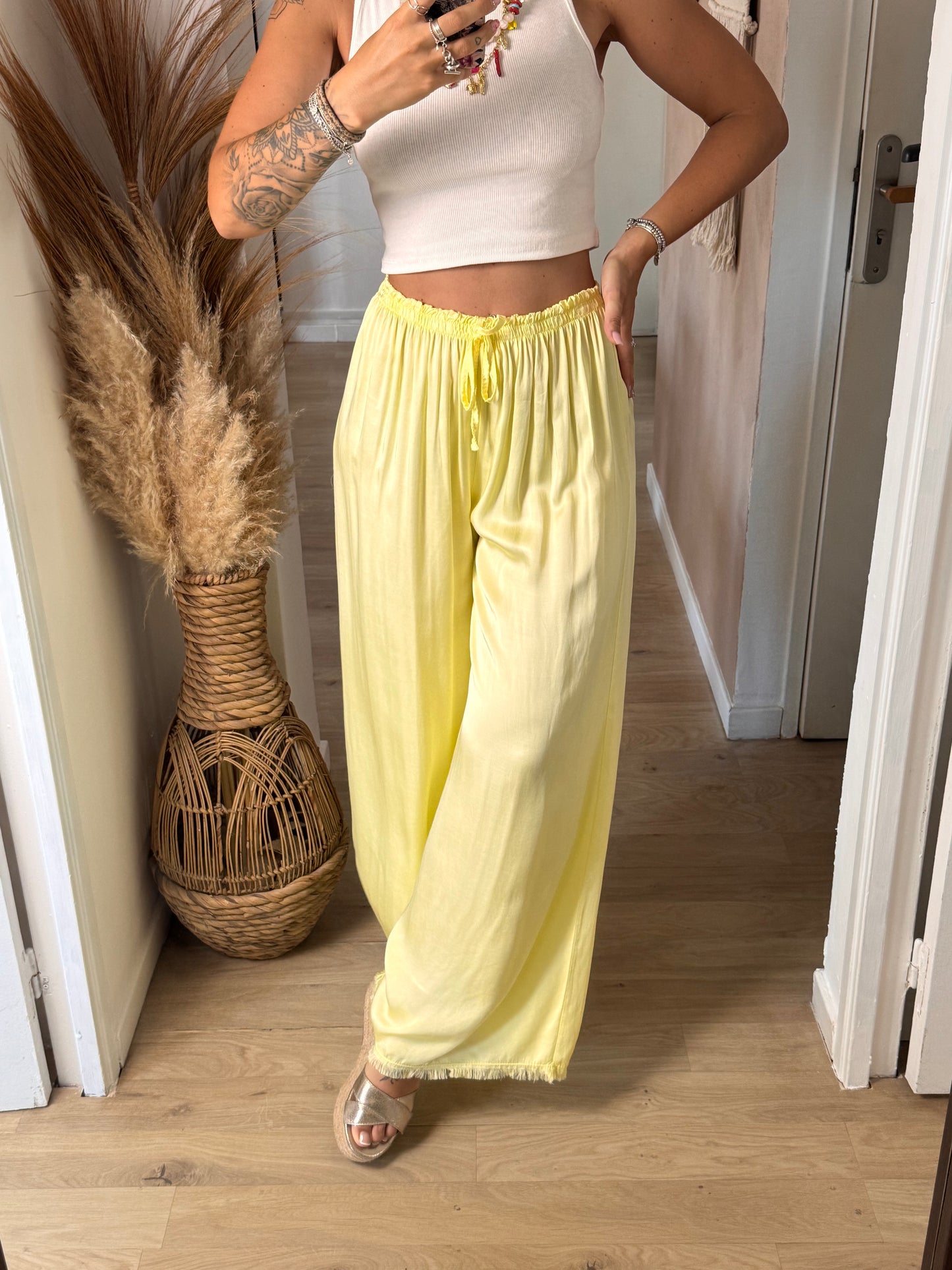 PANTALON LISA JAUNE