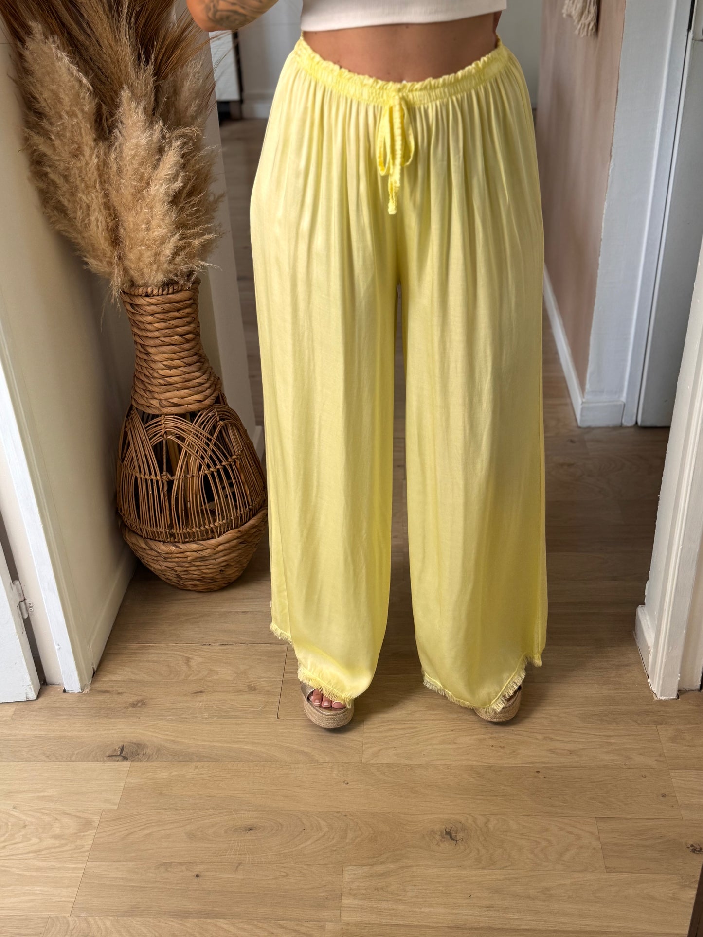 PANTALON LISA JAUNE