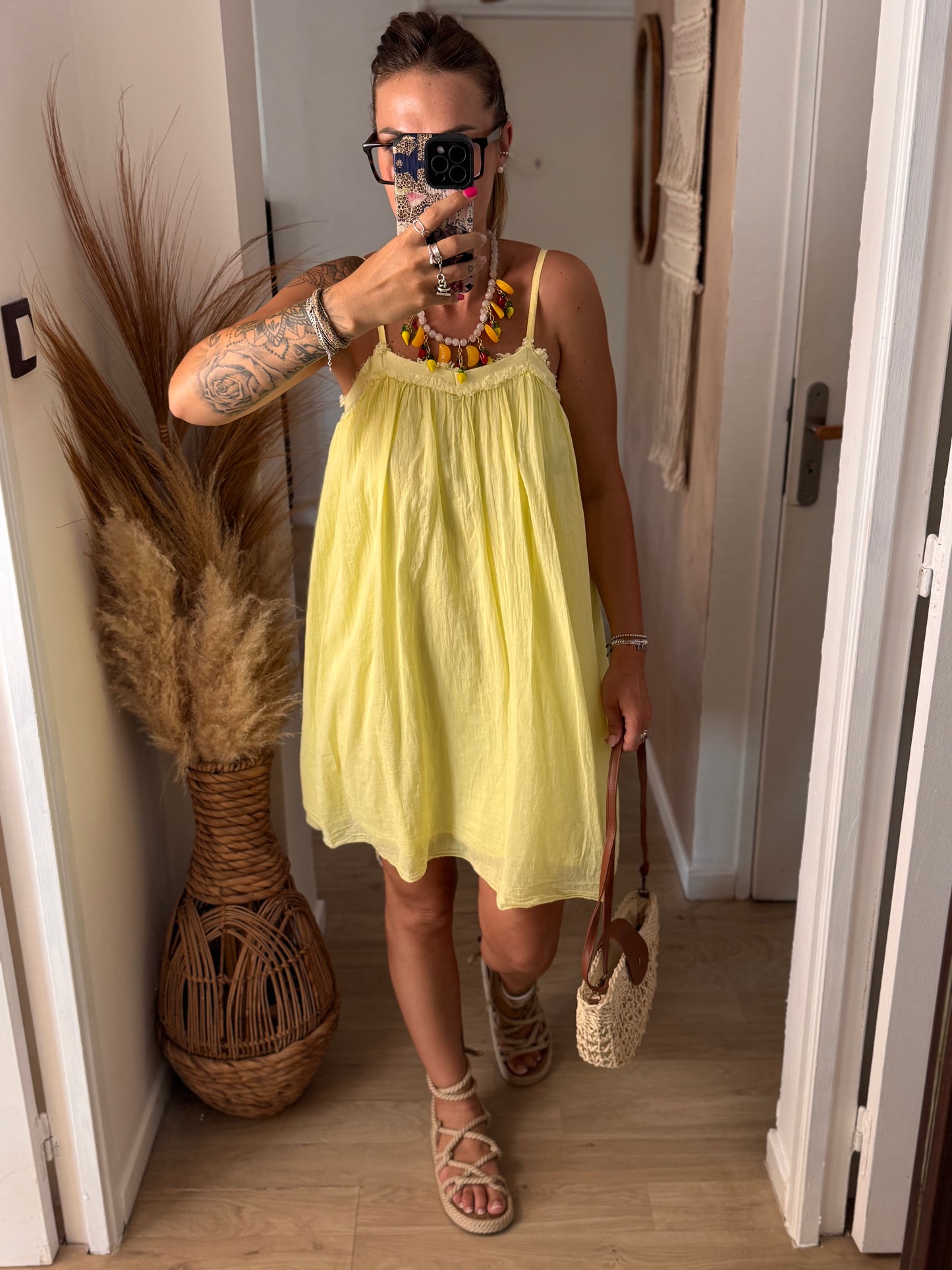 ROBE JULIA JAUNE