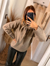 Pull June taupe